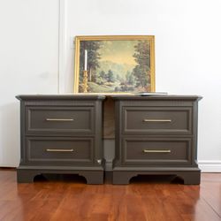 Classic Dark Nightstands