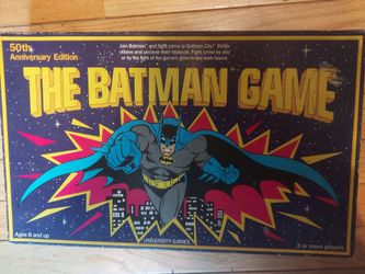 Batman 1989 board game and puzzle