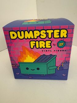 Dumpster Fire by 100% Soft vinyl figure