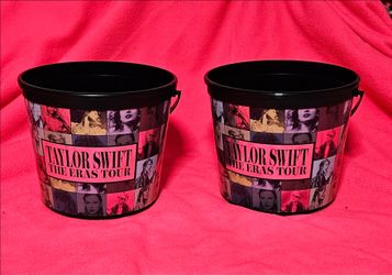 Taylor Swift The Eras Tour Popcorn Buckets – Set of 2
