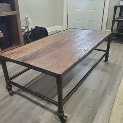 Industrial Coffee and Side Table