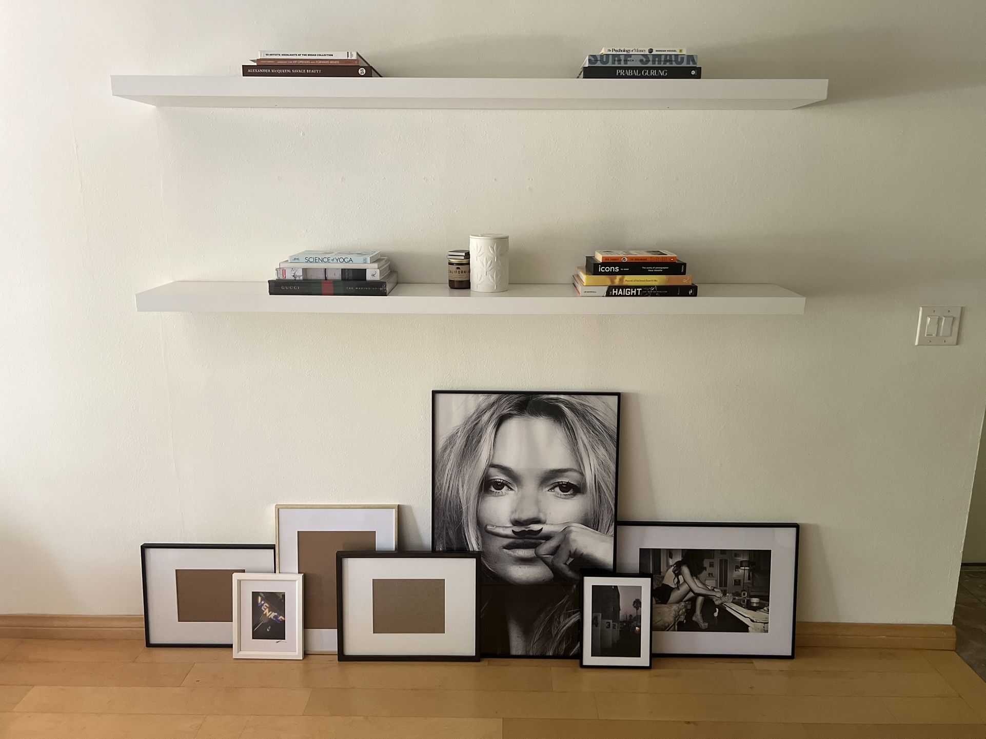 Floating Wall Shelf - White