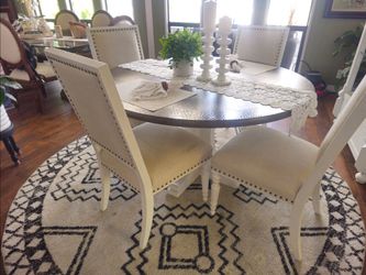 Dining Table (4 Chairs+Rub)