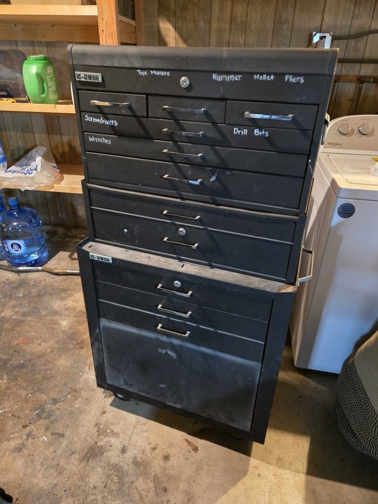 US General 3 Tier Toolbox