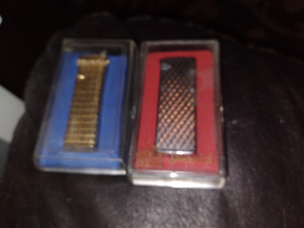 2 imperial lighters never used in case