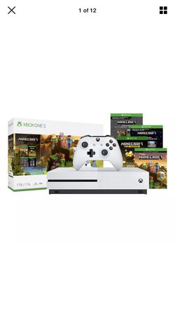 Microsoft Xbox One S 1TB Console Minecraft Creators Bundle Brand New Sealed(Post Nintendo era)