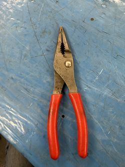 Snap On 7" Talon Grip™ Long-Nose Slip-Joint Pliers