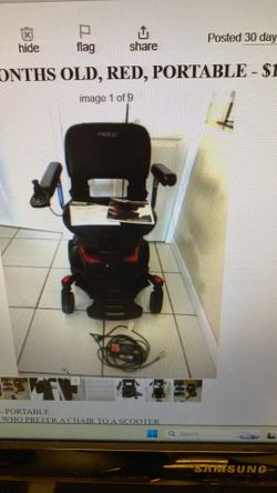 PRIDE GO CHAIR —7 months old