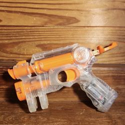 Nerf NStrike EX3 Nite Finder Gun (2004) Dart Pistol W/ Laser - Transparent Clear