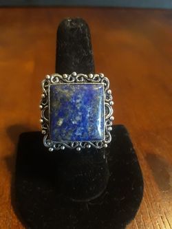 Beautiful Large Blue Lapis ring