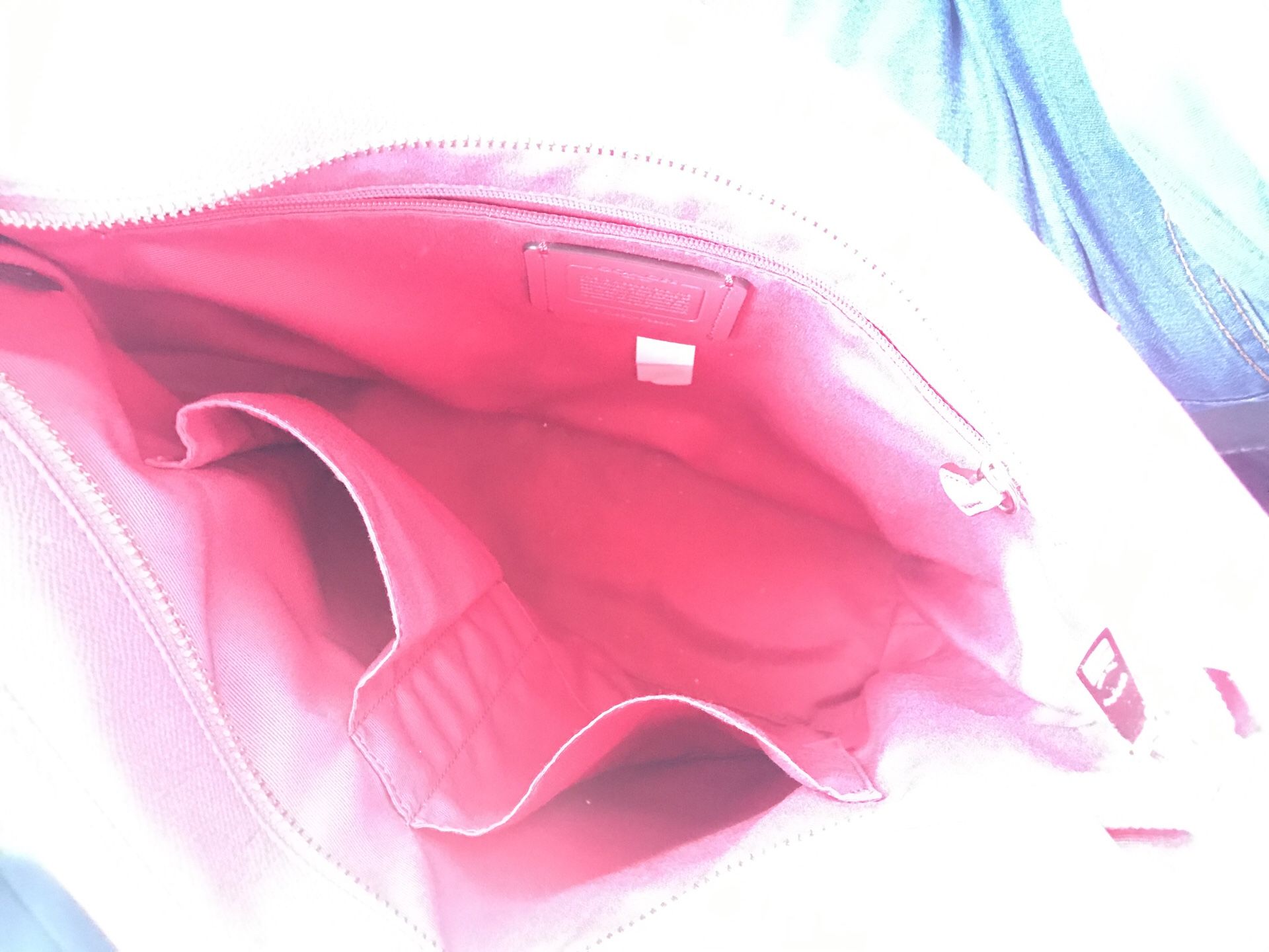 Pink coach purse