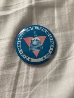 Vintage 1987 Gay and Lesbian March on Washington Pin