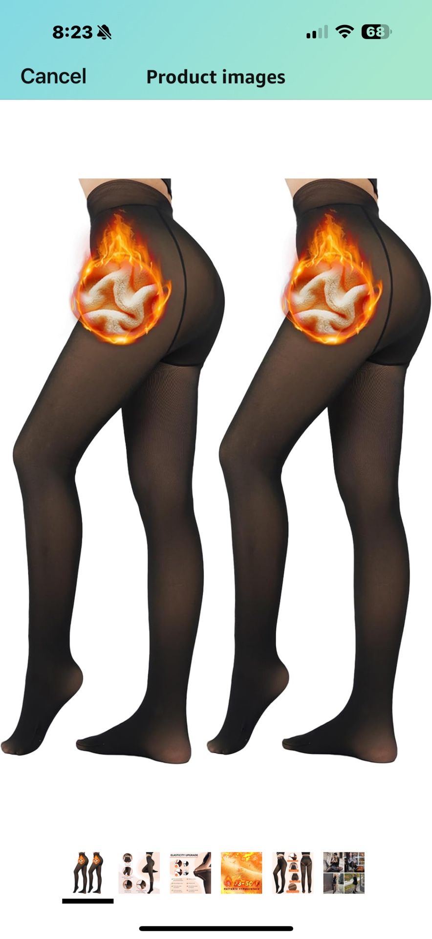 2 Pack Fleece Lined Tights Sheer Winter - Fake Translucent Tights Winter Thick Warm Pantyhose Sheer Women Leggings
