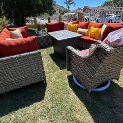 Brand new patio Outdoor furniture set with Fire Pit