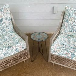 Outdoor Chairs With Sidetable