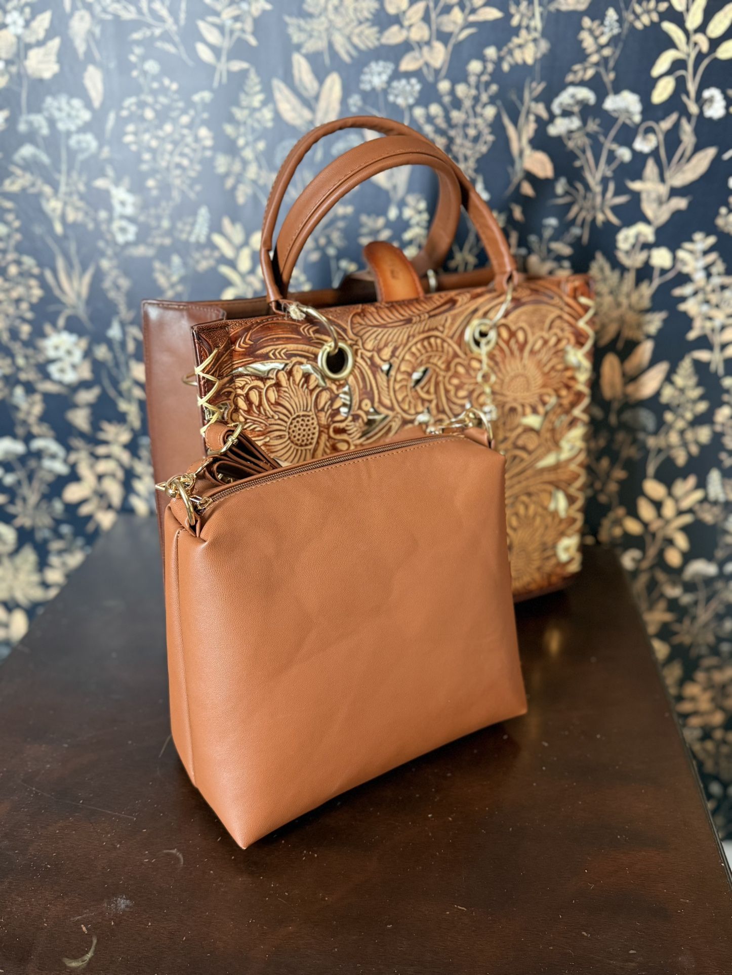 Mexican Crafts Leather Purse