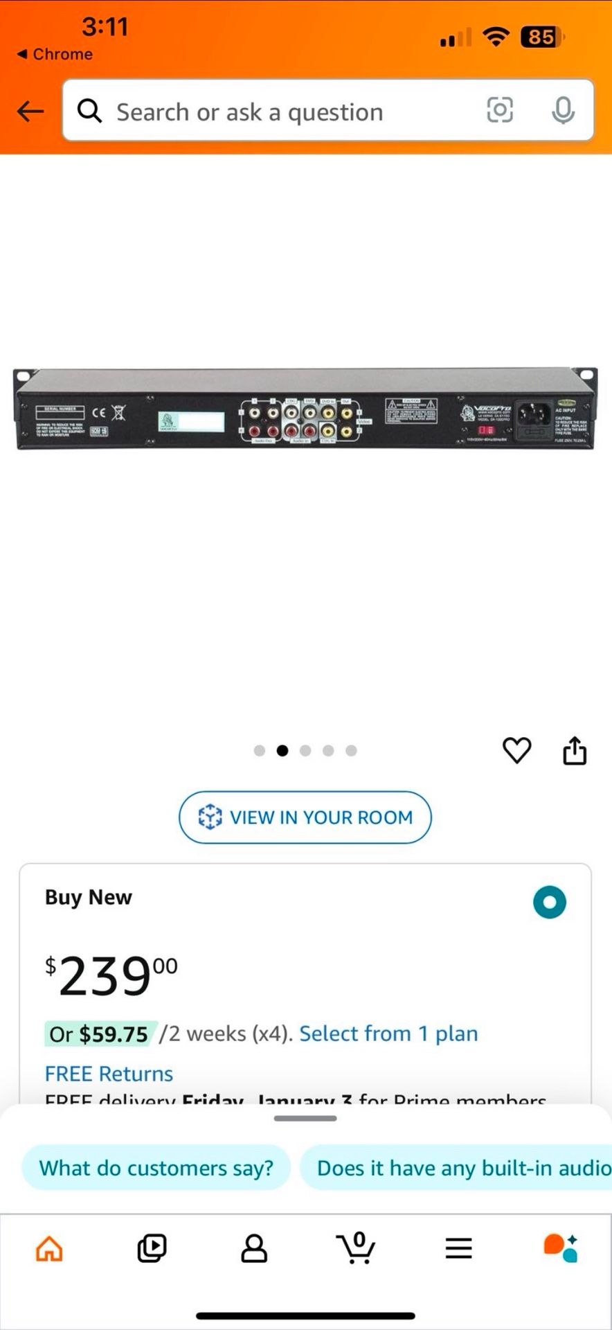 VocoPro DA-1000 Pro Professional 3 Mic Digital Echo Mixer