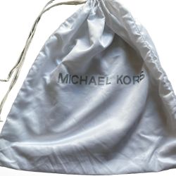 Michael Kors White Satin/Silk Drawstring Dust bag 