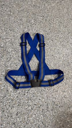 Blue Reflective Safety Vest Harness