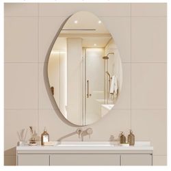 Asymmetric Frameless Wall Mirror