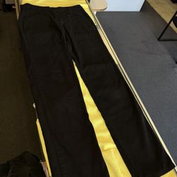 Levis Strauss Jeans Two Horse Brand Mens Black Straight Leg Pants 29x30