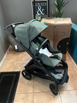 New Bugaboo Dragonfly City Stroller - Lightweight Compact Baby Stroller with One Hand Easy Fold in Any Position, Full Suspension, XL Underseat Basket