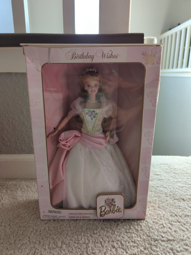 Barbie Birthday Wishes Collectible Doll 1998