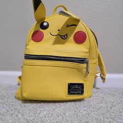 Loungefly Pokemon Pikachu Winking Cosplay Figural Mini Backpack