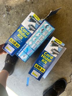 Cable race ways 23Cable Raceway Cord Hider Kits – Nearly Complete