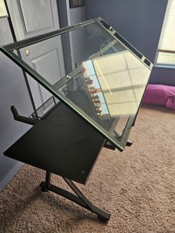 Glass Artist Desk