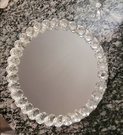 3 Crystal glass mirror 2 large and 1 spin medium for $110