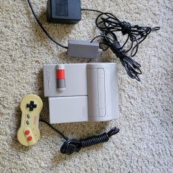 Nintendo Nes Top Loader And Dog Bone Controllers