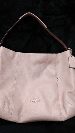 Coach light pink shoulder bag