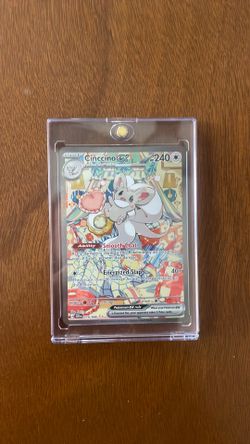 Pokemon Card Cinccino ex 119/086 Me04: Chaos Rising Holo