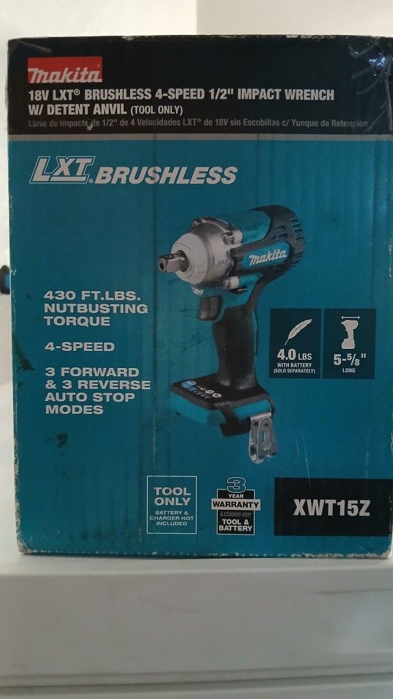 Makita Impact Torque Wrench 1/2 Inch