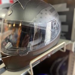 New American Flag Dot Motorcycle Helmet $110