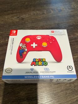 Nintendo switch wireless controller mario