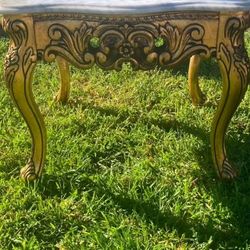 2 franch Preventional End tables 1 Coffee Table