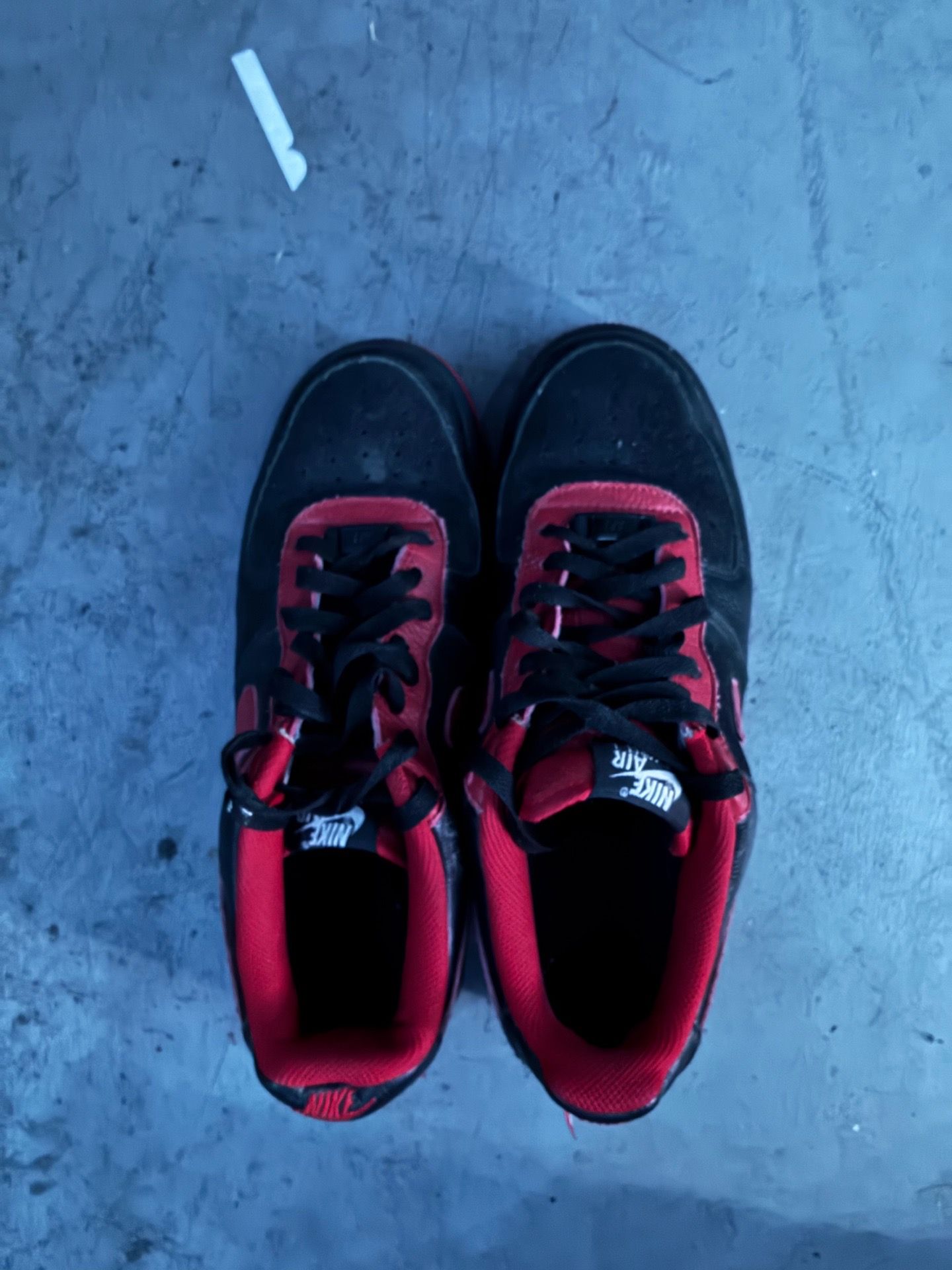 Black custom Nike Air Force (777 lucky#)