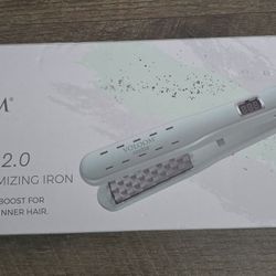 Voloom 2.0 Rootie 3/4” Inch Professional Volumizing Ceramic Hair Iron | Lasting Hair Volume | for Short Or Thin Hair | Adjustable Temp | Auto Shut-Off