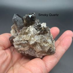 Smoky Quartz Genuine Irradiated Stone Crystal from Brazil 183g