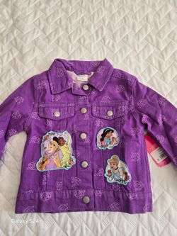 New with tags Disney Princess denim jacket