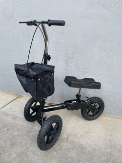 Knee Walker - Heavy Duty with pneumatic tires