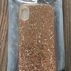 Brand New Casely Rose Gold Crystal iPhone X/XS Case