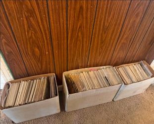 3 long boxes of comics