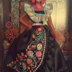  Dia De Los Muertos Barbie-$50