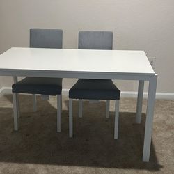 Dining Table and Two Chairs