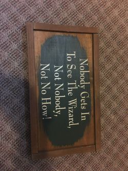 Wood Sign