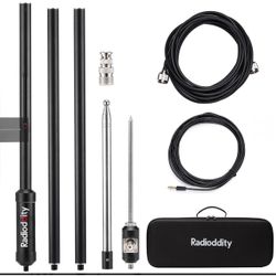 RADIODDITY HF-009 PORTABLE HF ANTENNA | 6-60M | 5-50MHZ | SWR 1-1.5 | QUICK-TUNING | WEATHERPROOF BUILD
