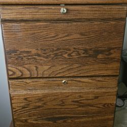 Filing Cabinet Oak